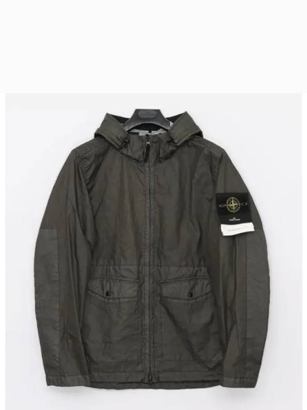 Membrana 3L TC Hooded Jacket Dark Green - STONE ISLAND - BALAAN 2