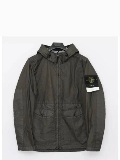 Membrana 3L TC Hooded Jacket Dark Green - STONE ISLAND - BALAAN 2