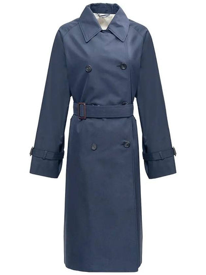 Canasta water repellent trench coat navy CANASTA 006 - MAX MARA - BALAAN 2