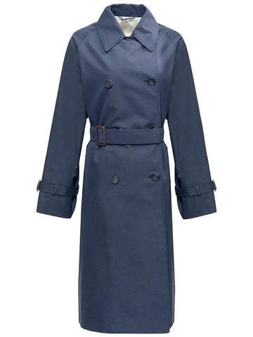 Canasta water repellent trench coat navy CANASTA 006 - MAX MARA - BALAAN 1