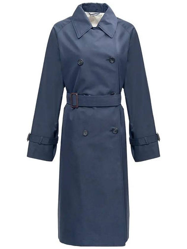 Canasta water repellent trench coat navy CANASTA 006 - MAX MARA - BALAAN 1