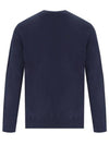 Cotton Crepe Knit Top Navy - CP COMPANY - BALAAN 3