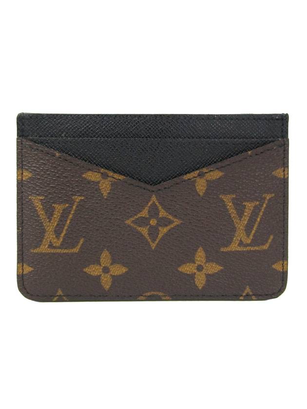 Neo Port Monogram Card Wallet Black Brown - LOUIS VUITTON - BALAAN.