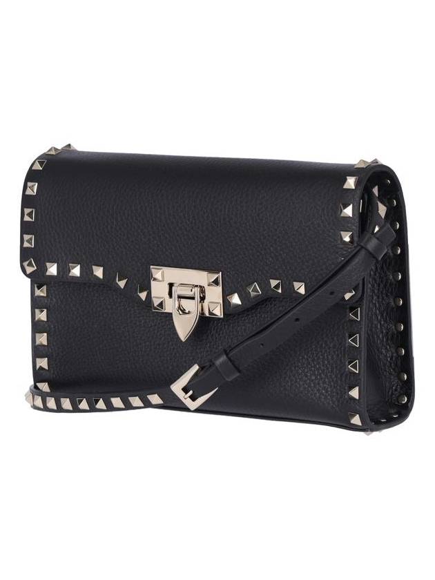 Rockstud Cross Bag Black - VALENTINO - BALAAN 3