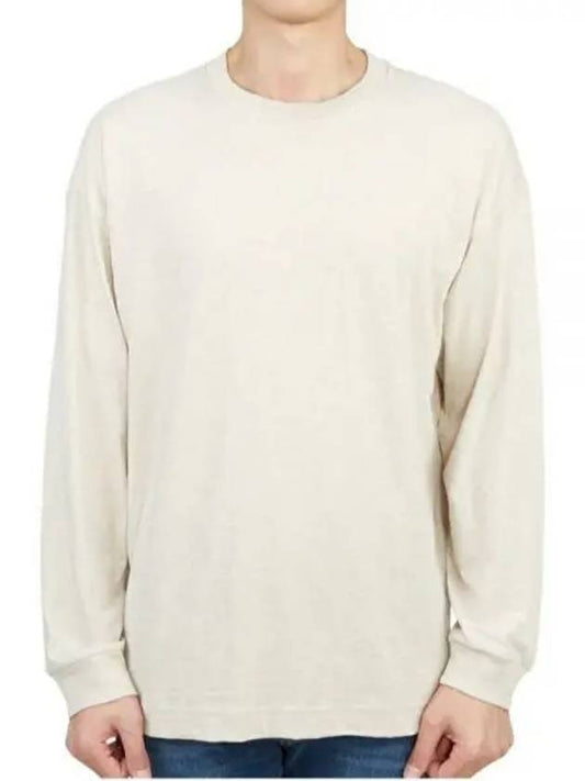 Men's Allston Cotton Jersey Long Sleeve T-Shirt White - THEORY - BALAAN.