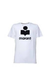 Karman Logo Short Sleeve T-Shirt White - ISABEL MARANT - BALAAN 2