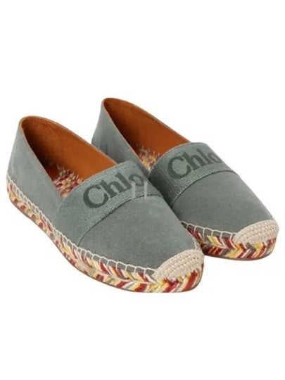 Piia Flat Espadrilles Green - CHLOE - BALAAN 2