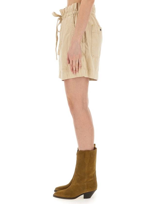 Short Pants SH0095FAB1H04E23SD BEIGE - ISABEL MARANT ETOILE - BALAAN 4