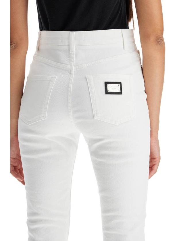 Audrey Straight Jeans White - DOLCE&GABBANA - BALAAN 5