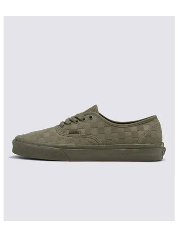 Authentic Mono Checkerboard Olive VN000CRQOLV1 - VANS - BALAAN 1