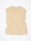 Fluffy Merino Vest Camel - ACNE STUDIOS - BALAAN 3