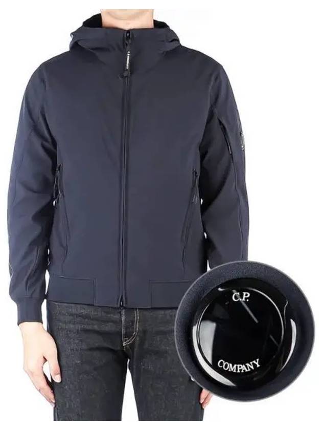 Shell R Lens Patch Casual Hooded Jacket Navy - CP COMPANY - BALAAN 2