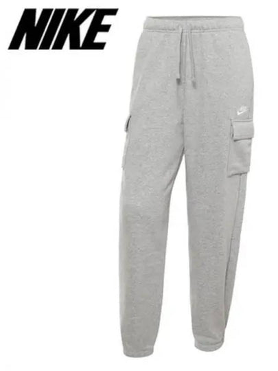 Women's Sportswear Club Fleece Mid-Rise Cargo Pants DQ5196 063 W NSW CLUB FLC MR Cargo - NIKE - BALAAN 2