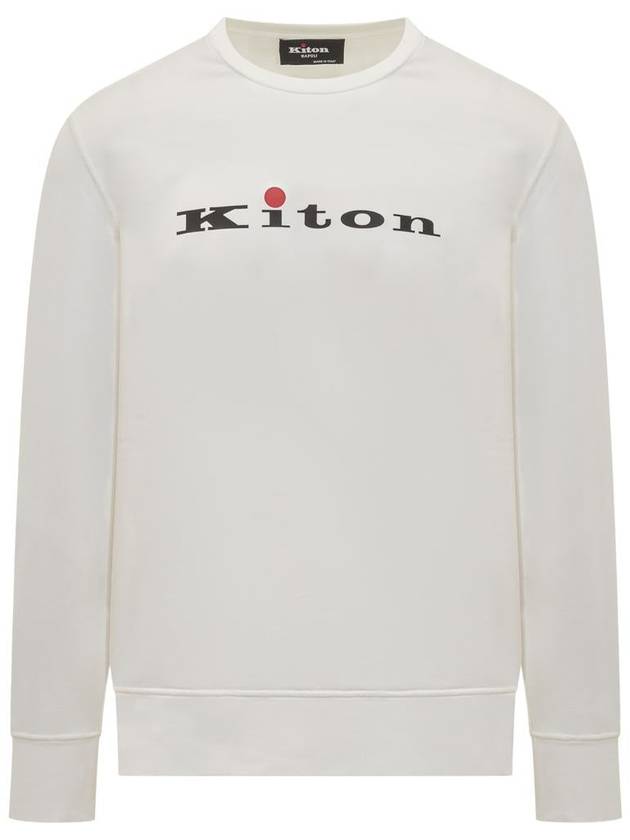 Hooded Sweatshirt UMK037701 BIANCO White - KITON - BALAAN 2