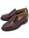 Men's Paneled Leather Loafer Burgundy Brown - THOM BROWNE - BALAAN 2