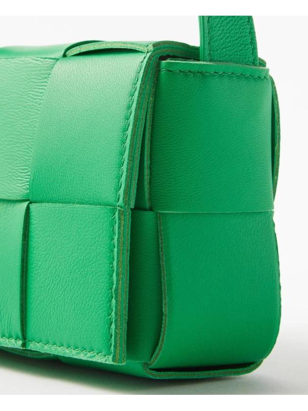 Intrecciato Cassette Small Cross Bag Green - BOTTEGA VENETA - BALAAN 8