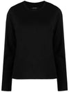 Alka Back Logo Cotton Long Sleeve T-Shirt Black - ISABEL MARANT - BALAAN 2