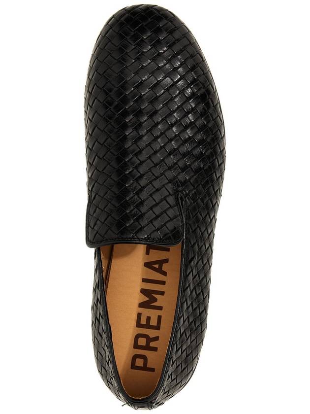 Premiata Braided Leather Loafers - PREMIATA - BALAAN 4