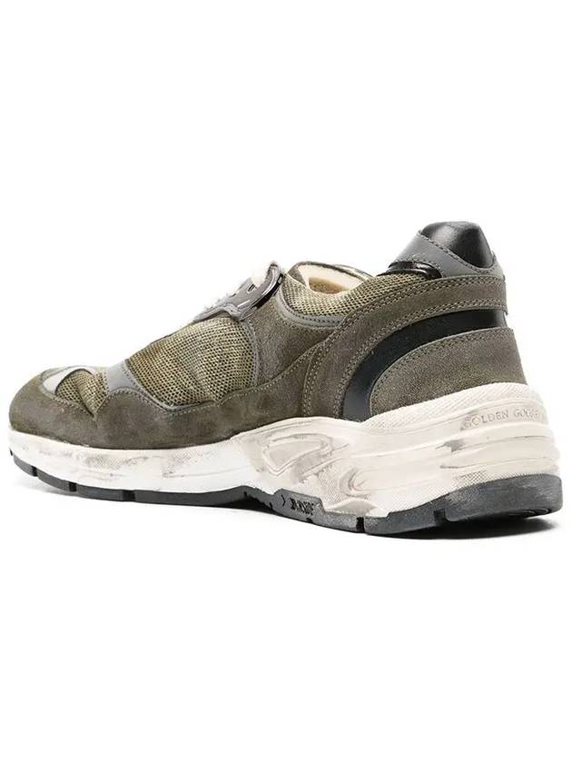 Deluxe Brand Running Dad Low Top Sneakers Olive - GOLDEN GOOSE - BALAAN 3