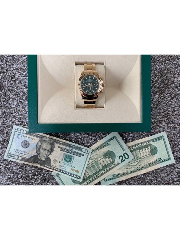 Rolex Daytona Hulk Green Gold Box 116508 19 Years - ROLEX - BALAAN 8