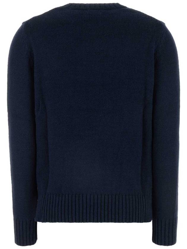 Bear Crew Neck Knit Top Navy - POLO RALPH LAUREN - BALAAN 3