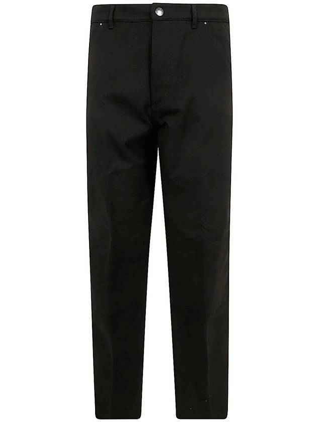 Canvas straight pants black - MONCLER - BALAAN 3