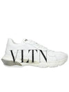 Men's VLTN Bounce Logo Low Top Sneakers White - VALENTINO - BALAAN 1