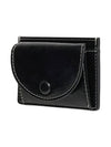 Slim Pocket Mini Coin Card Wallet Black - LE MASQUE - BALAAN 5