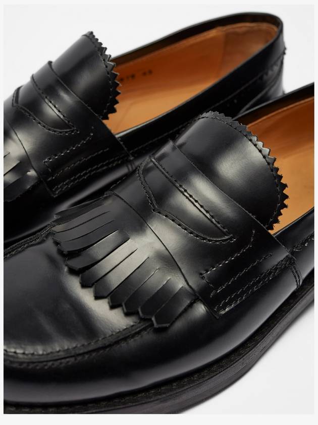 Fringe Leather Loafers Black - OUR LEGACY - BALAAN 5