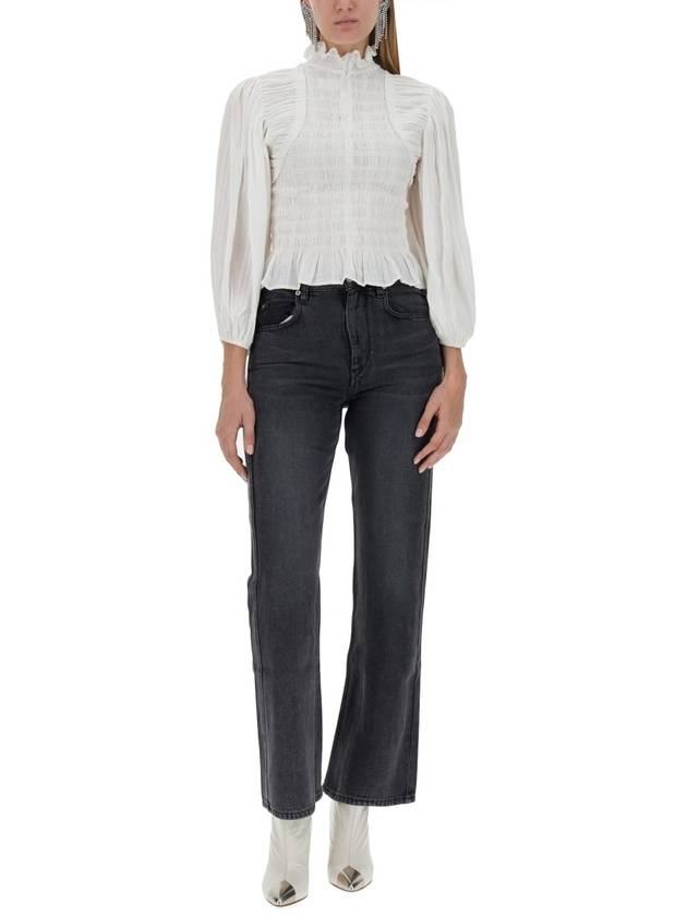 Blouse Shirt HT0222FAA3J09E 20WH WHITE - ISABEL MARANT ETOILE - BALAAN 3