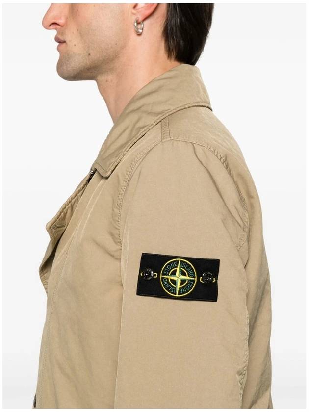 David TC Padding Jacket Biscuit - STONE ISLAND - BALAAN 6