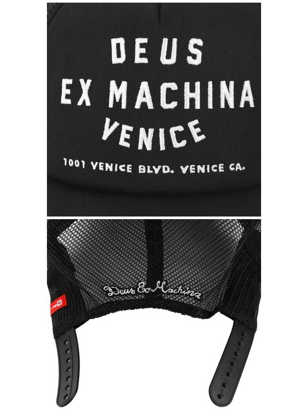 Venice Trucker Ball Cap Black - DEUS EX MACHINA - BALAAN 4