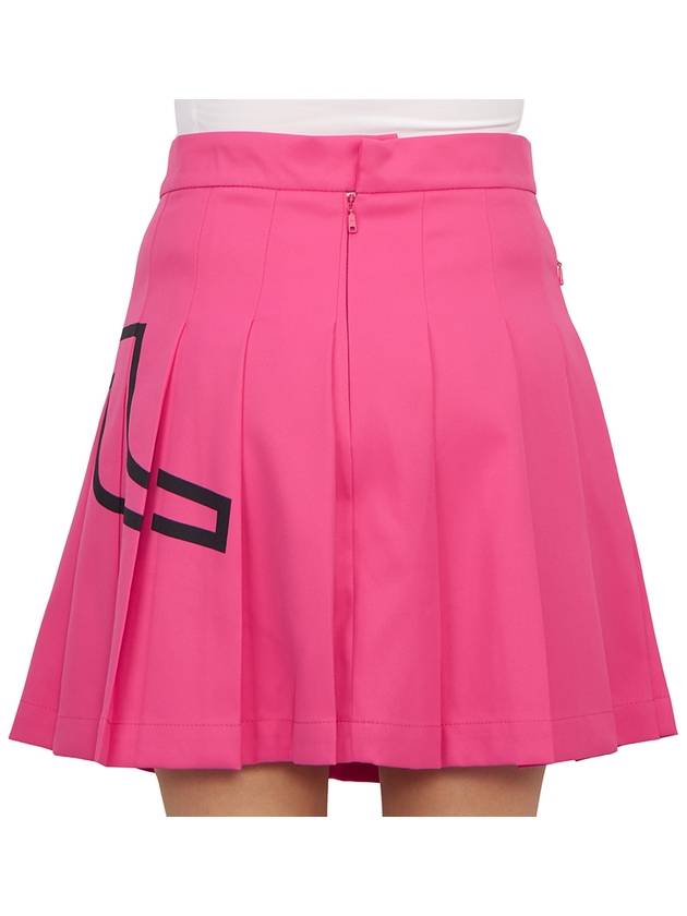 Naomi Pleated Skirt Fuchsia Purple - J.LINDEBERG - BALAAN 7