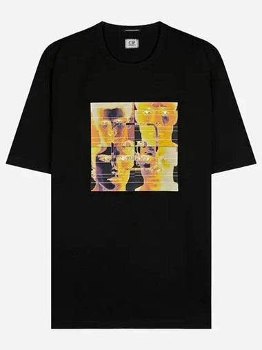 24SS 16CLTS042A 006370W 999 Graphic Printing T-Shirt Black　 998228 - CP COMPANY - BALAAN 1