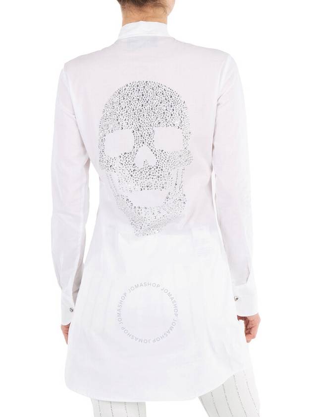 Philipp Plein White/Multi Big Skull Cotton Shirt, Size X-Small - PHILIPP PLEIN - BALAAN 3