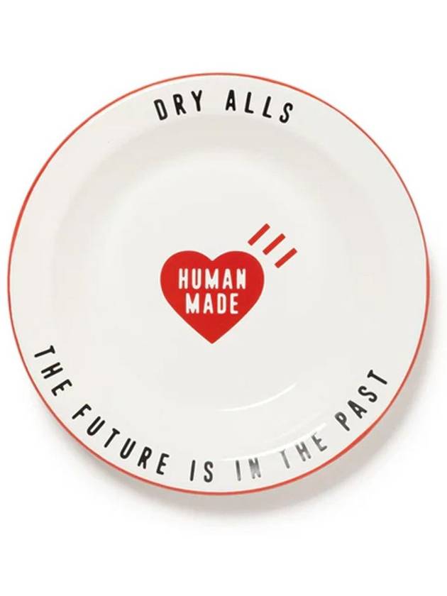 Enamel plate 180mm red HM27GD157 - HUMAN MADE - BALAAN 3