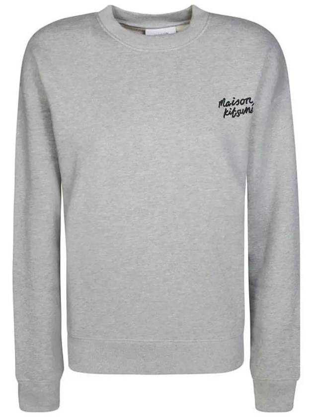 Handwriting Comfort Sweatshirt Grey - MAISON KITSUNE - BALAAN 2