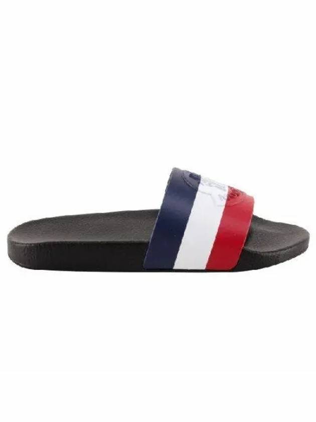 Men's Basil Tricolor Slippers Black - MONCLER - BALAAN 2