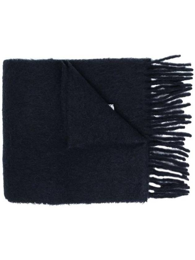 Alpaca Wool Muffler Navy - MARNI - BALAAN 2