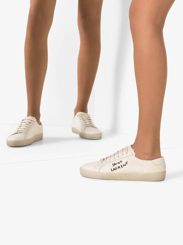 Court Classic SL/06 Sneakers Cream - SAINT LAURENT - BALAAN 5