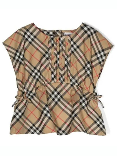 Kids Vintage Check Blouse Archive Beige - BURBERRY - BALAAN 2