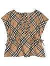 Kids Vintage Check Blouse Archive Beige - BURBERRY - BALAAN 2