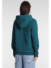 Malibu Logo Print Hooded Top Teal - ISABEL MARANT - BALAAN 4