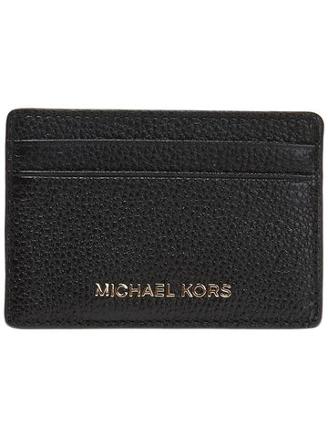 Michael Michael Kors MONEY PIECES' Card Case With Logo, Women's, Black - MICHAEL KORS - BALAAN 1