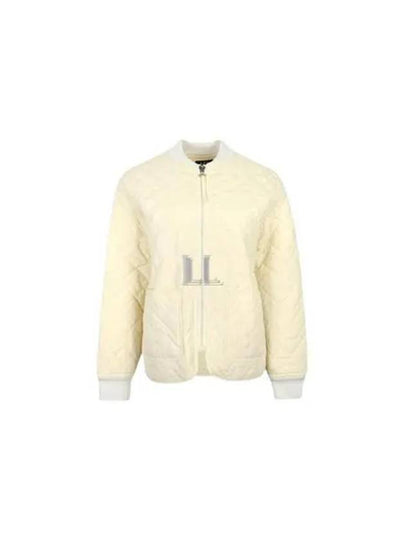 Elea Quilting Zip-Up Jacket Cream - A.P.C. - BALAAN 2