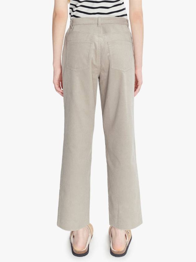 New Sailor Cropped Corduroy Straight Pants Putty - A.P.C. - BALAAN 5