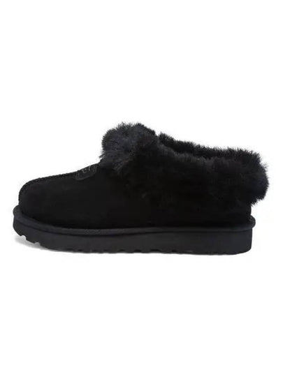 Tazzette Fur Collar Suede Slip-On Black - UGG - BALAAN 2