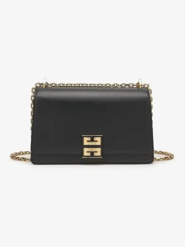 4G Chain Medium Leather Shoulder Bag Black - GIVENCHY - BALAAN 2