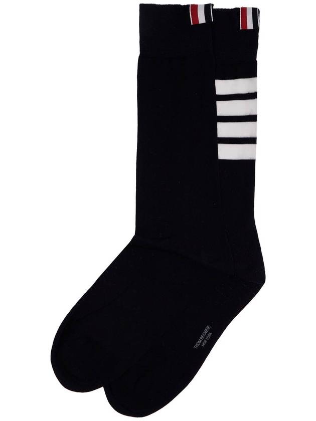 Striped Socks Navy - THOM BROWNE - BALAAN 3