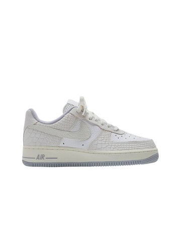 Air Force 1 Low Top Sneakers White Python - NIKE - BALAAN 1